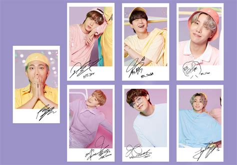 bts printable photo cards